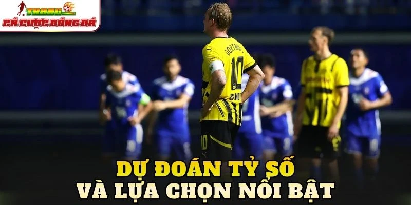 Dự đoán tỷ số và lựa chọn nổi bật