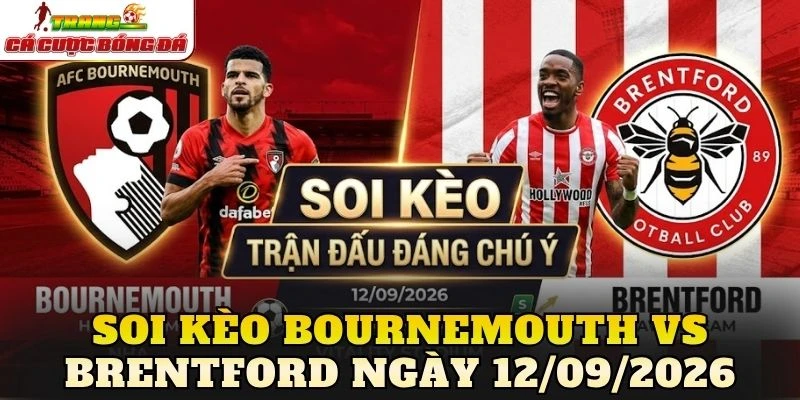 Soi Kèo Bournemouth Vs Brentford Ngày 12/09/2026